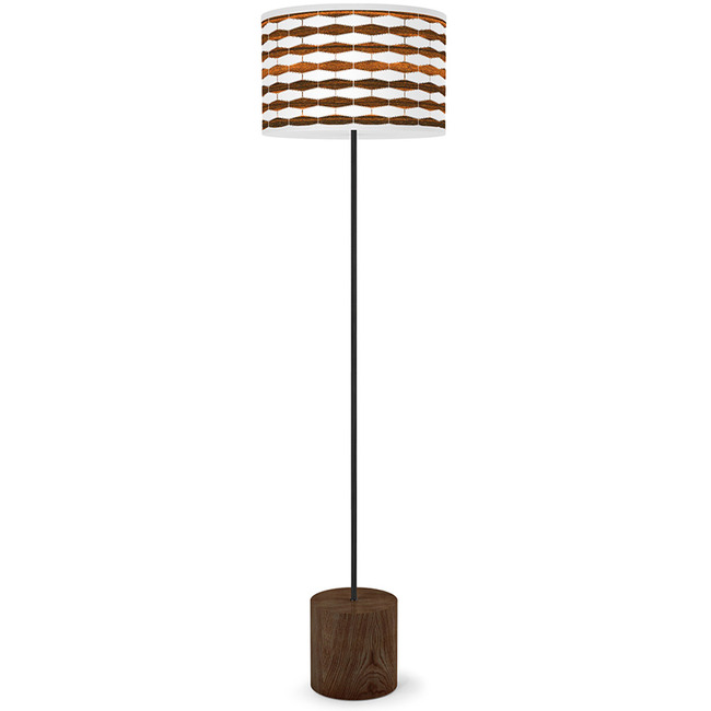 Weave Drum Floor Lamp by Jef Designs