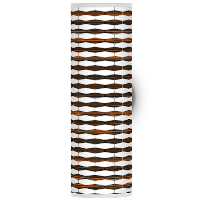 Weave Tube Wall Sconce by Jef Designs