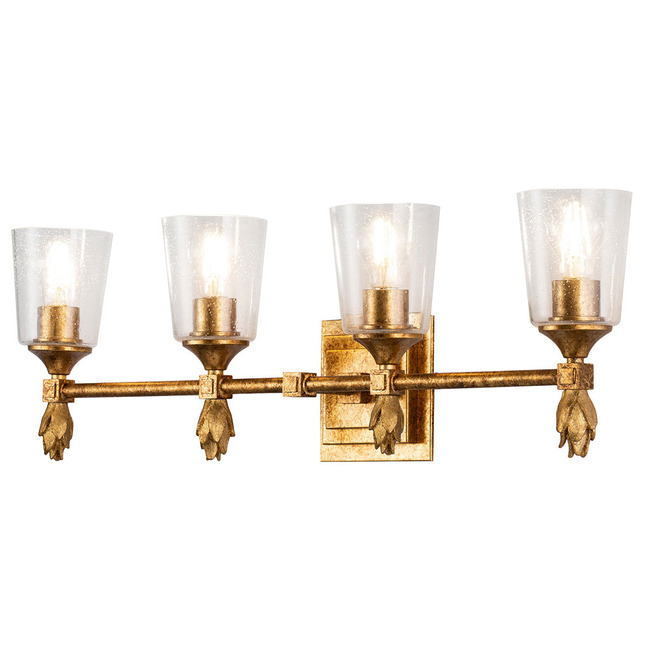 Vetiver F1 4 Light Bathroom Vanity Light by Lucas + McKearn