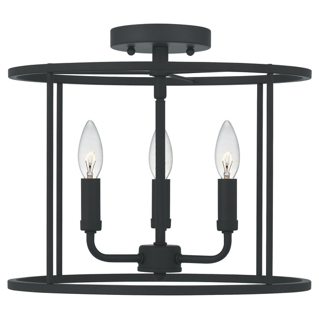 Abner Semi Flush Ceiling Light by Quoizel