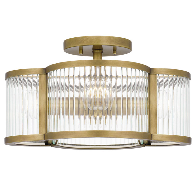 Aster Semi Flush Ceiling Light by Quoizel