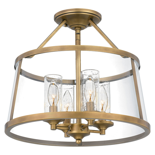 Barlow Semi Flush Ceiling Light by Quoizel