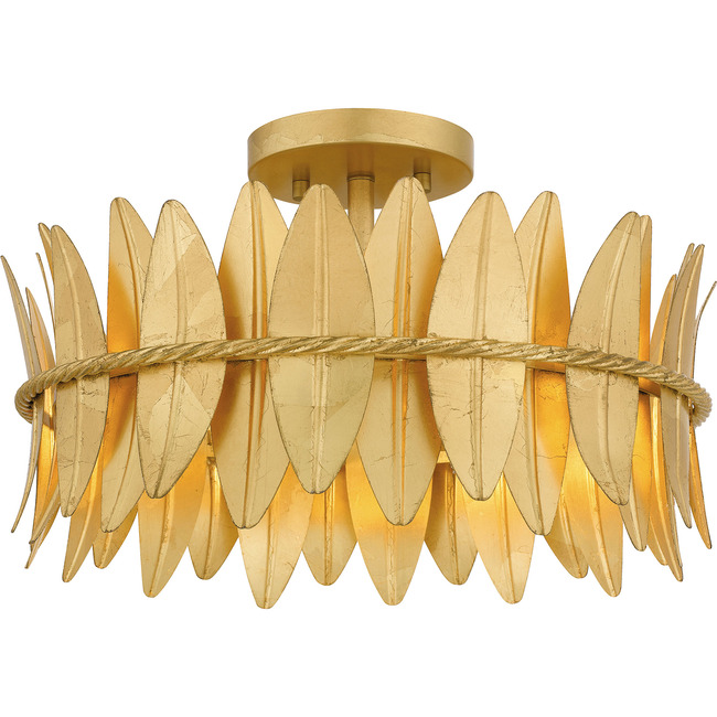 Liza Semi Flush Ceiling Light by Quoizel