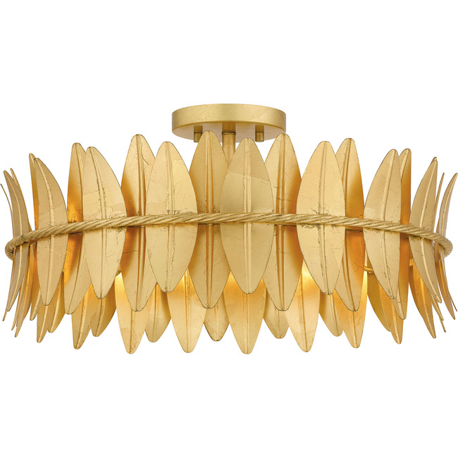 Liza Semi Flush Ceiling Light by Quoizel
