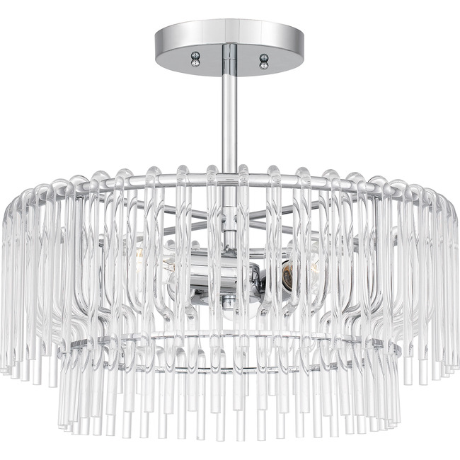 Tayshia Semi Flush Ceiling Light by Quoizel