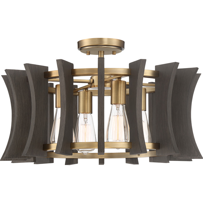 Cordelia Convertible Semi Flush Ceiling Light by Quoizel