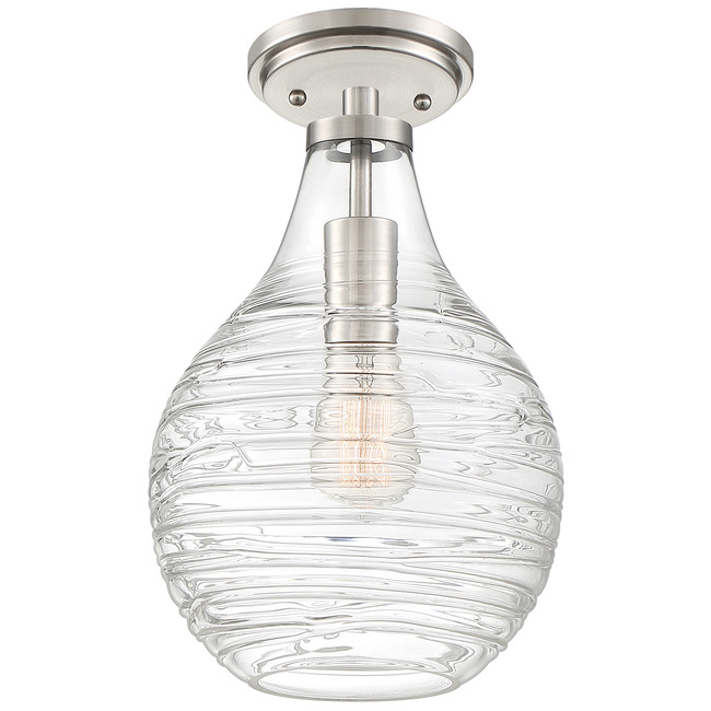 Genie Semi Flush Ceiling Light by Quoizel