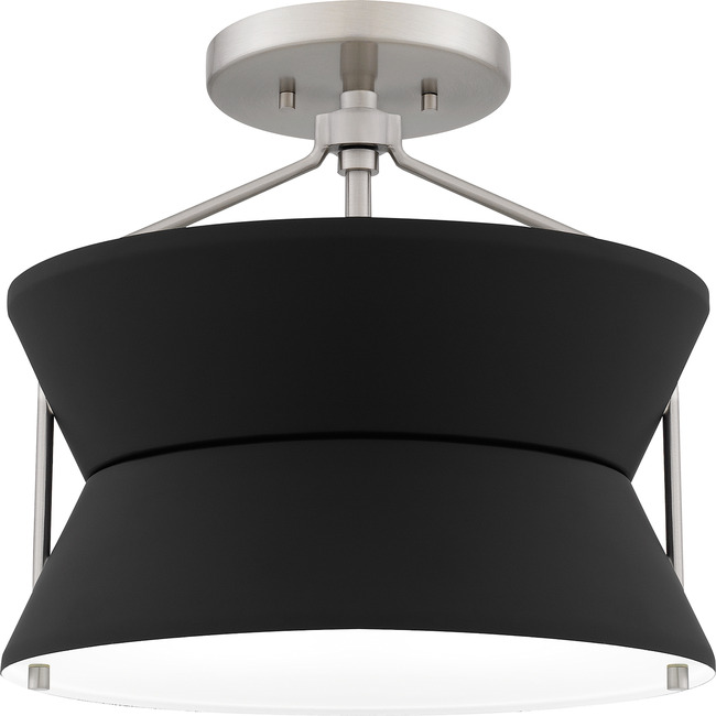 Nira Semi Flush Ceiling Light by Quoizel