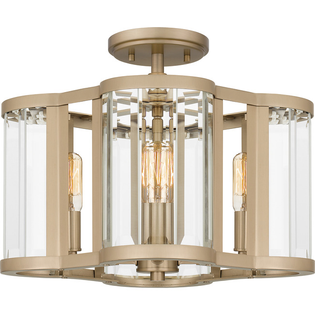 Renee Semi Flush Ceiling Light by Quoizel