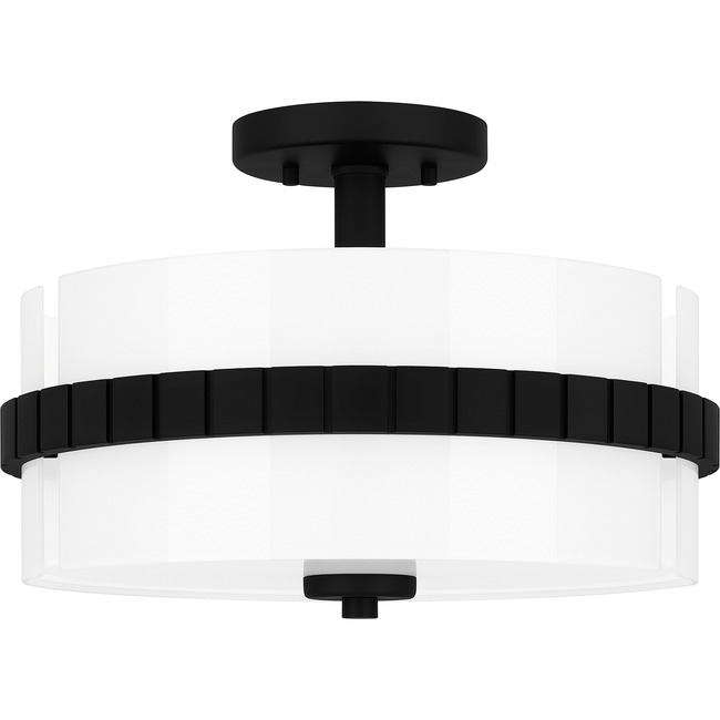 Baud Semi Flush Ceiling Light by Quoizel