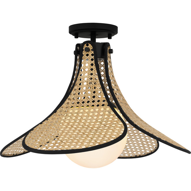 Delilah Semi Flush Ceiling Light by Quoizel