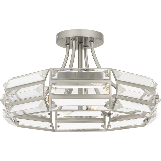 Padilla Semi Flush Ceiling Light by Quoizel