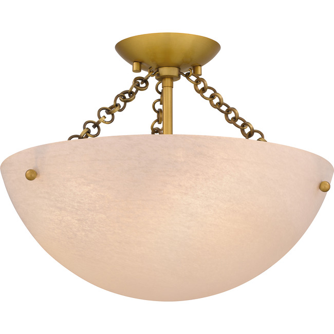 Baylor Semi Flush Ceiling Light by Quoizel