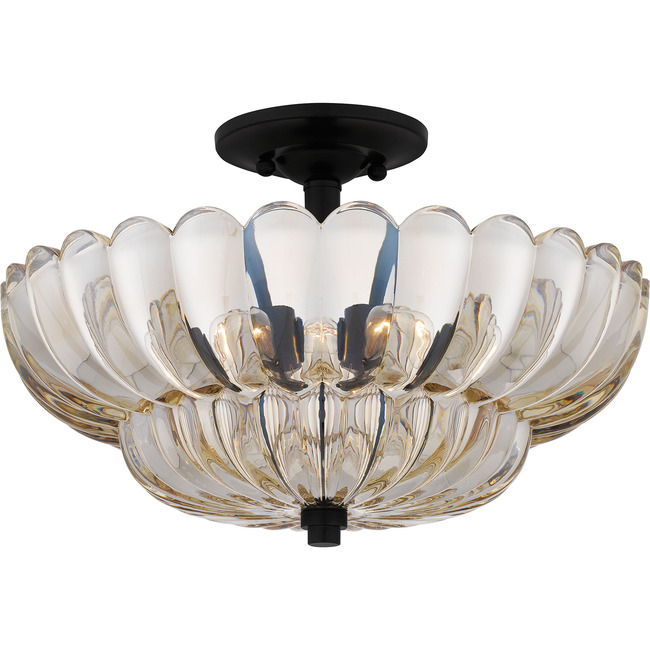 Whitecap Semi Flush Ceiling Light by Quoizel