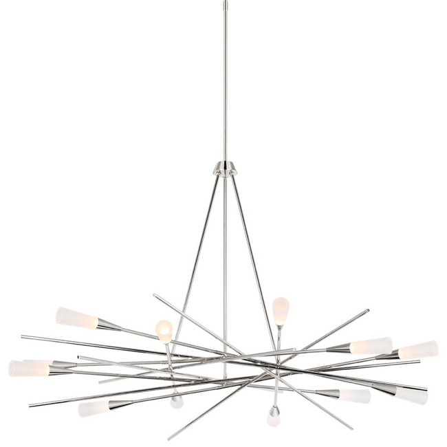 Stellar Radial Chandelier by Visual Comfort Signature