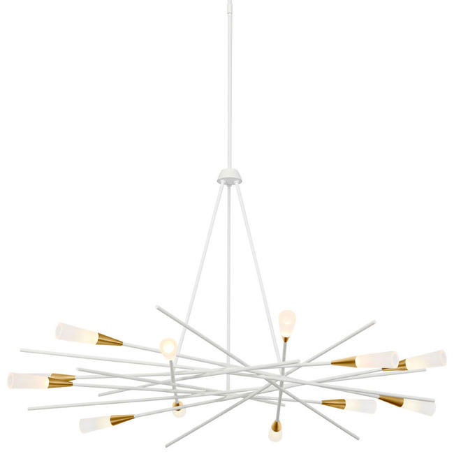 Stellar Radial Chandelier by Visual Comfort Signature