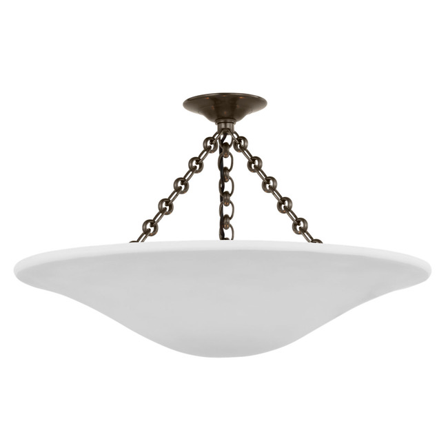 Mollino Semi Flush Ceiling Light by Visual Comfort Signature