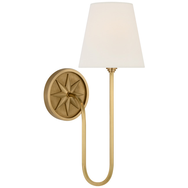 Polaris Curve Wall Sconce by Visual Comfort Signature