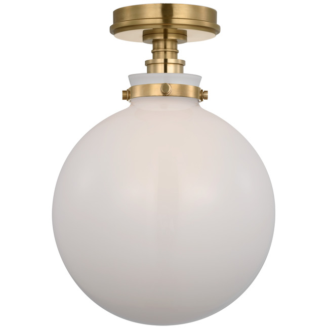 Parkington Globe Ceiling Flush Light by Visual Comfort Signature