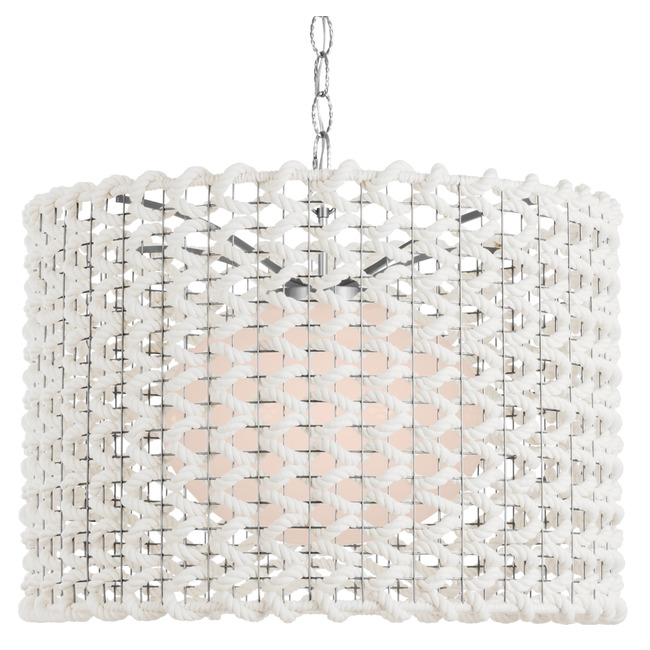 Catania Woven Pendant by Visual Comfort Signature