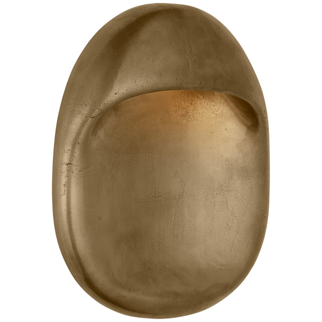 Esculpa Rounded Outdoor Wall Light by Visual Comfort Signature