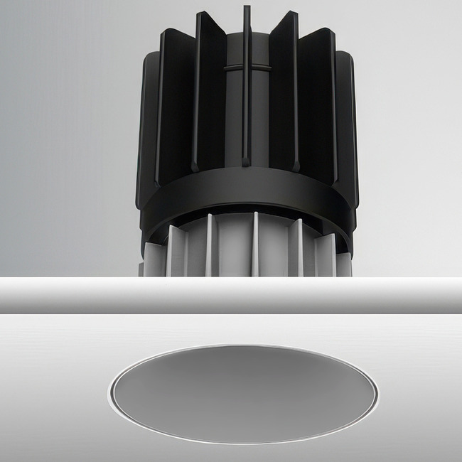 Luca 2.7" Round Warm Dim Trimless Fixed Downlight by PureEdge Lighting