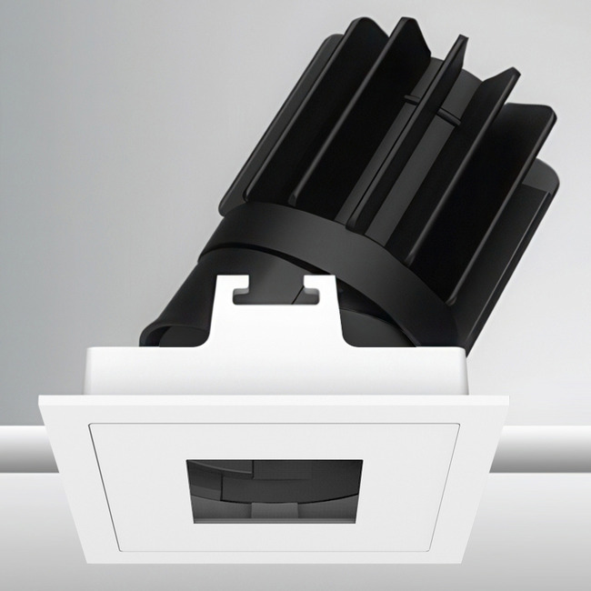 Luca 2.7" Square Warm Dim Adjustable Pinhole with Trim by PureEdge Lighting