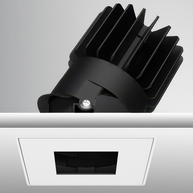 Luca 2.7" Square Warm Dim Trimless Adjustable Pinhole by PureEdge Lighting
