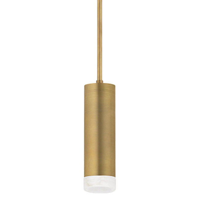 Luxe Pendant with Alabaster Bezel by CSL