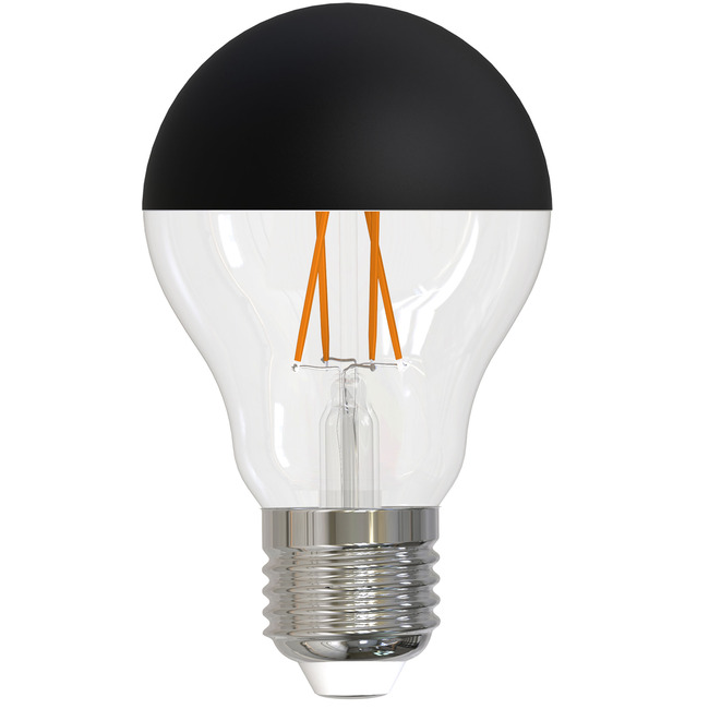 A19 Half Black Med Base 5W 120V 2700K 90CRI 4-PACK by Bulbrite