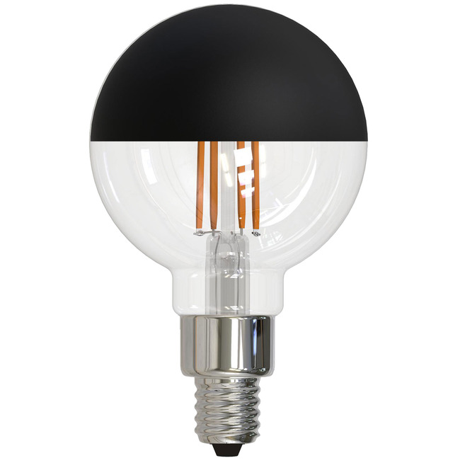 G16 Half Black Candelabra Base 2.5W 120V 2700K 90CRI 4-PACK by Bulbrite