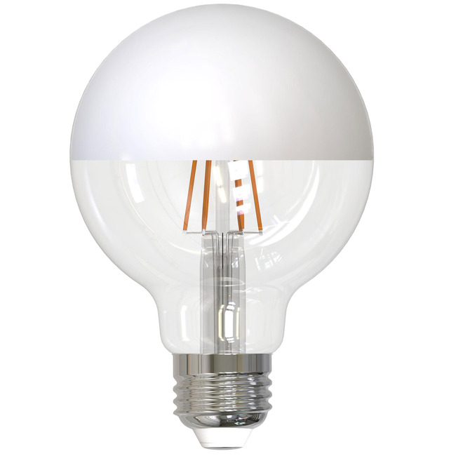 G25 Half White Globe Med Base 5W 120V 2700K 90CRI 4-PACK by Bulbrite