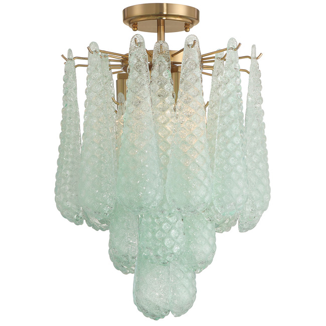 Ollie Semi Flush Ceiling Light by Crystorama