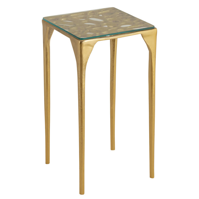 Honeycomb Drinks Table by Currey and Company