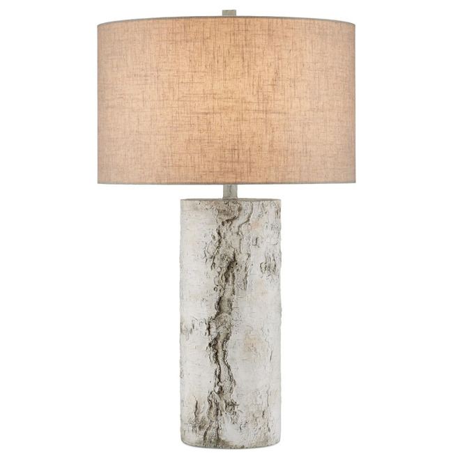 Faux Birch Table Lamp by Currey and Company