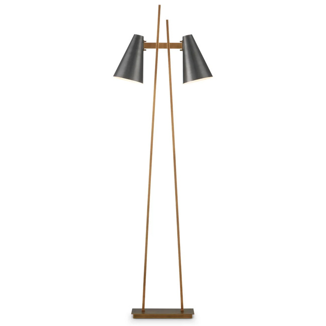 Duet Floor Lamp by Currey and Company