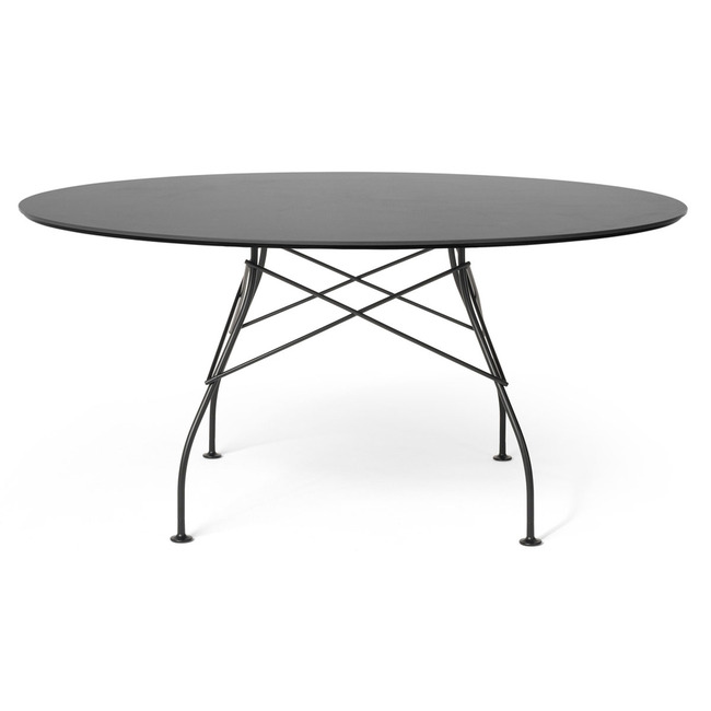 Glossy Round Outdoor Table by Kartell