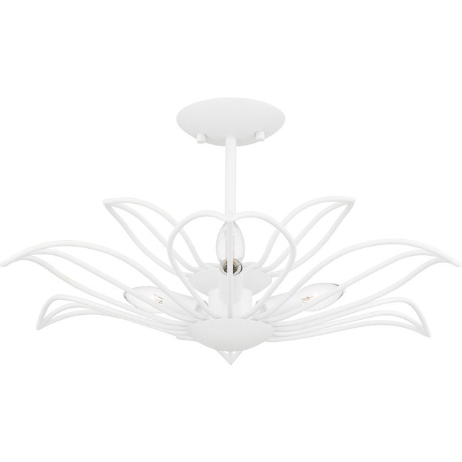Tallulah Semi Flush Ceiling Light by Quoizel