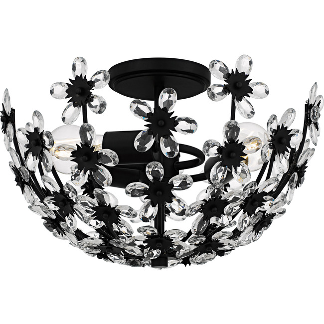 Rosemary Semi Flush Ceiling Light by Quoizel