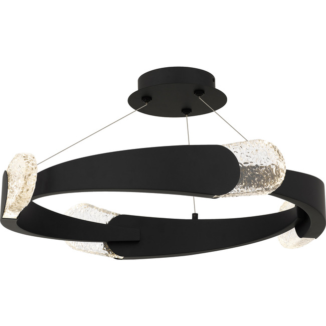 Saffron Semi Flush Ceiling Light by Quoizel