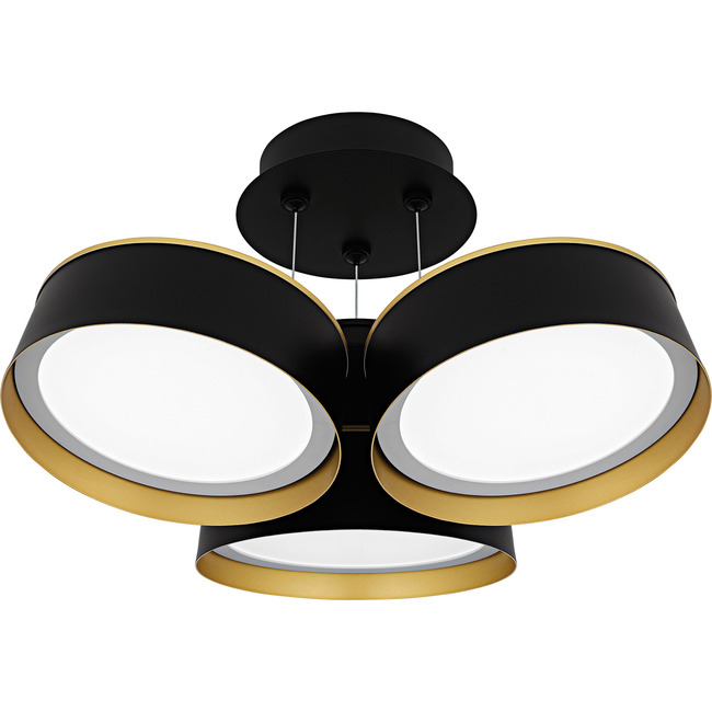 Byrnes Semi Flush Ceiling Light by Quoizel