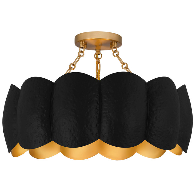 Santana Semi Flush Ceiling Light by Quoizel