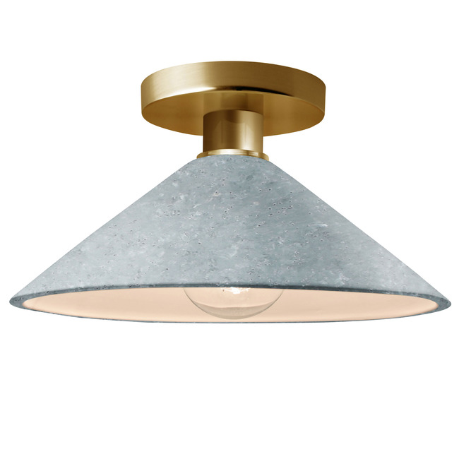 Radiance Flare Semi Flush Ceiling Light by Justice Design