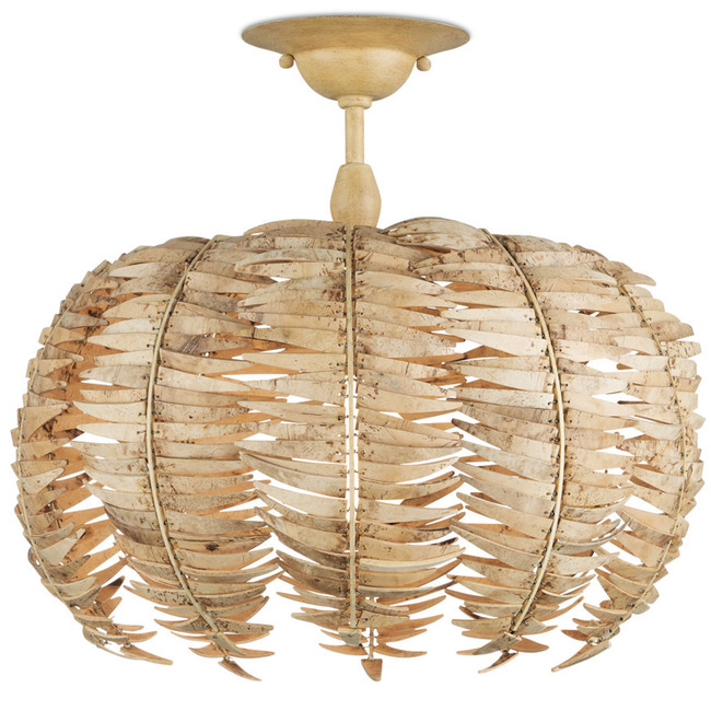 Tiptur Semi Flush Ceiling Light by Currey and Company