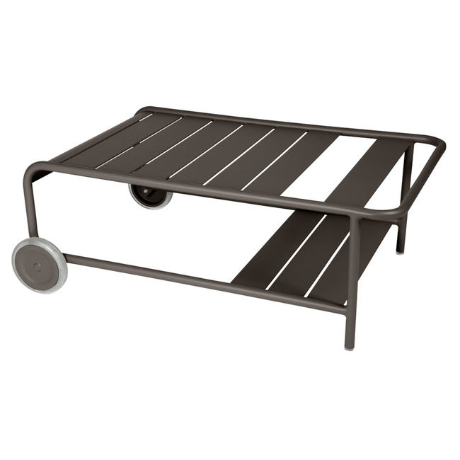 Luxembourg Low Table with Casters by Fermob