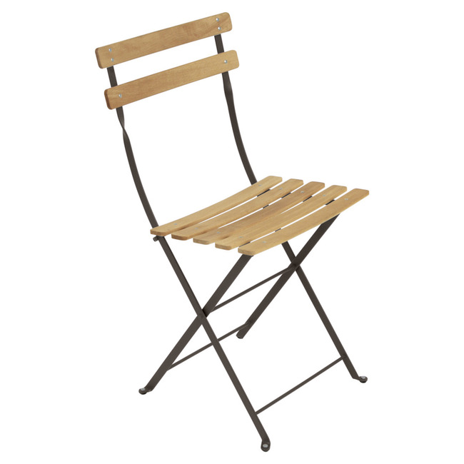 Bistro Folding Natural Chair Set of 2 by Fermob