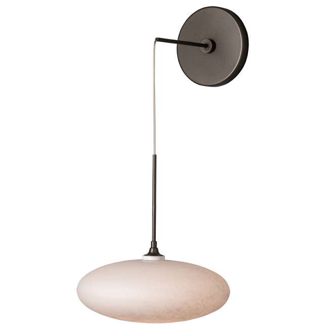 Clouds Low Voltage Cable Hung Wall Sconce by Hubbardton Forge