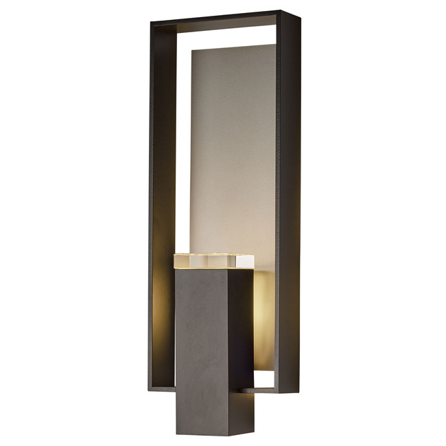 Shadow Box Outdoor Dark Sky Large Wall Sconce by Hubbardton Forge