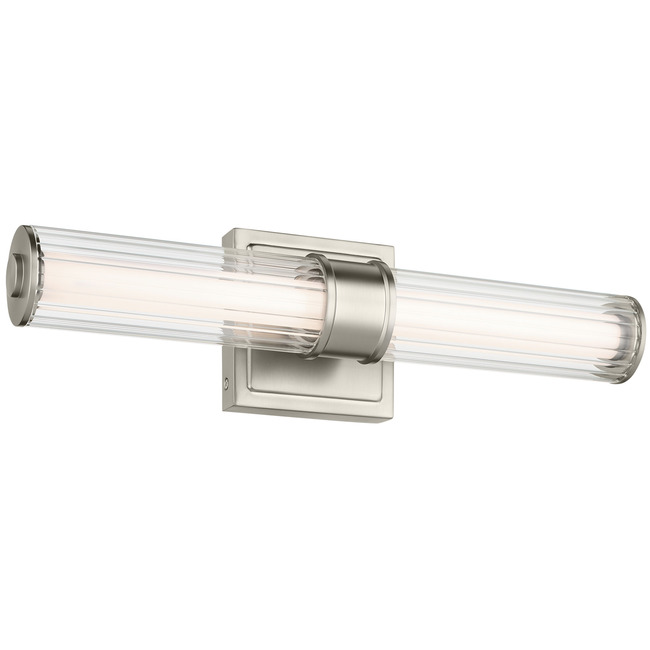 Laurene Fluted Bathroom Vanity Light by Kichler