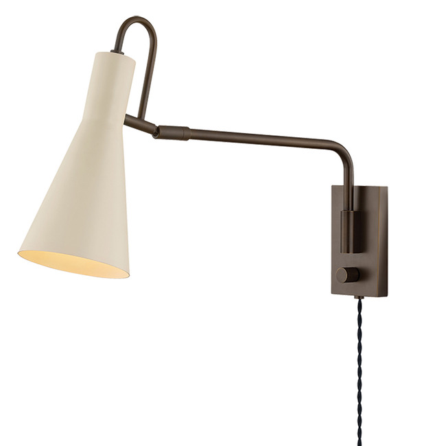 Yvette Plug-in Wall Sconce by Mitzi